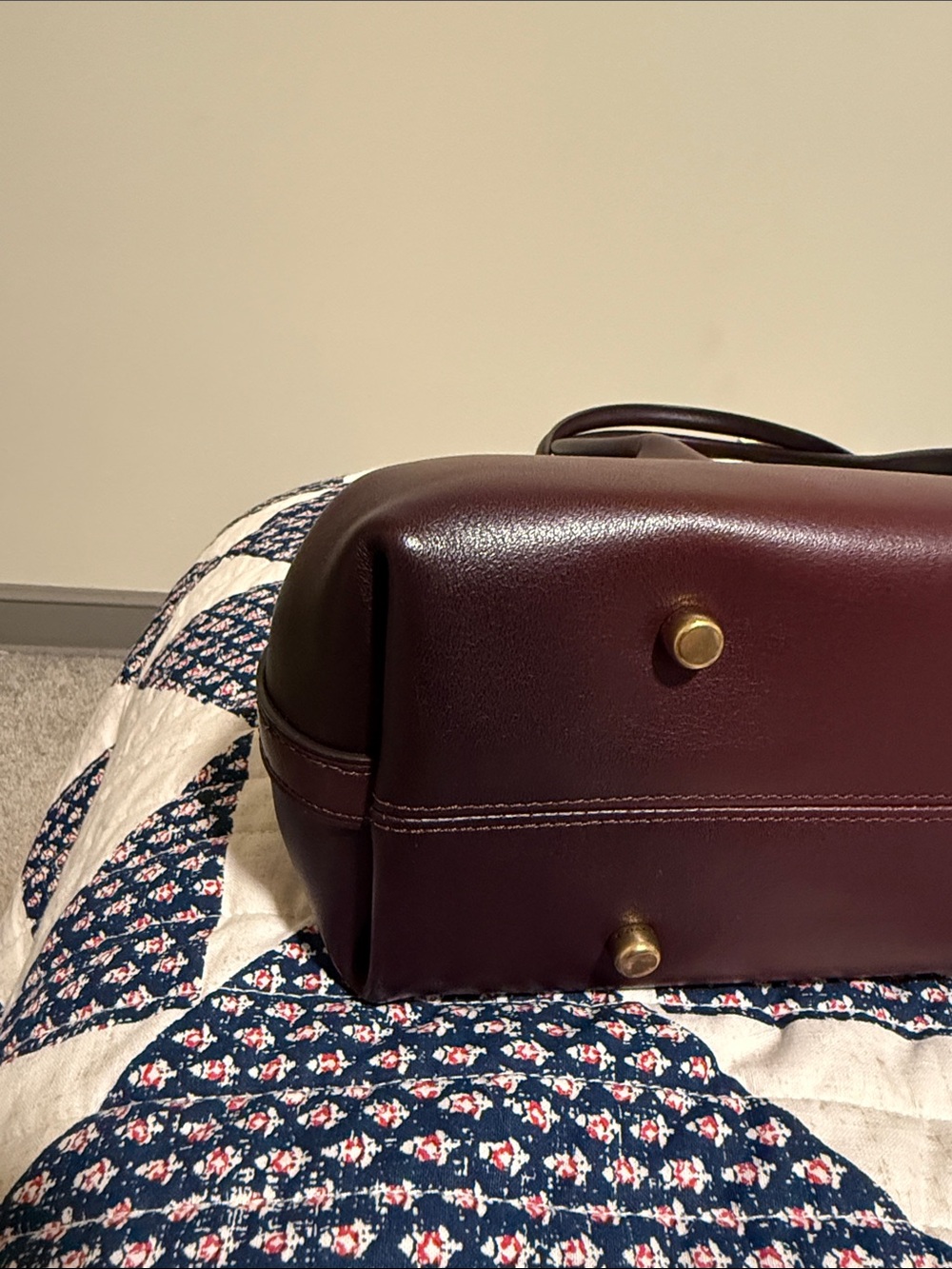 COACH Empire 34 in Merlot EUC - Picture 6 of 11